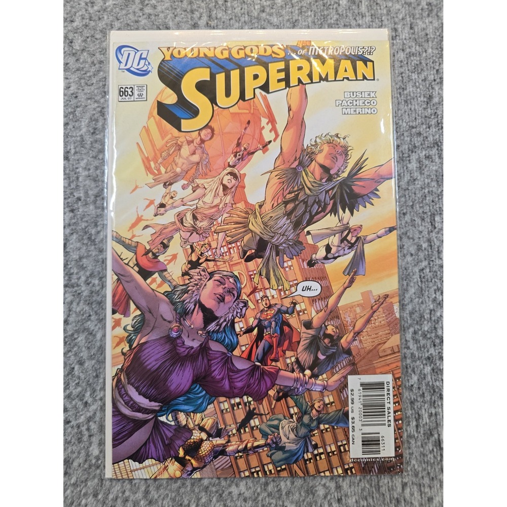 Superman #663 (July 2007 DC) Young Gods of Metropolis!